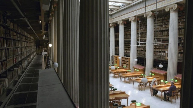 Στάθης Καλύβας στην Εθνική Βιβλιοθήκη