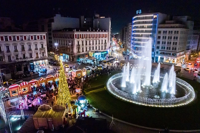 Χριστούγεννα στην Αθήνα 2022 Omonoia Christmas Market