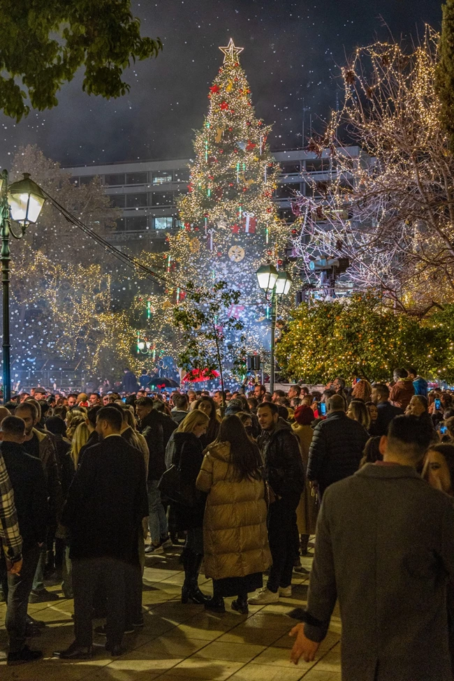 Χριστούγεννα 2022 πλατεία Συντάγματος