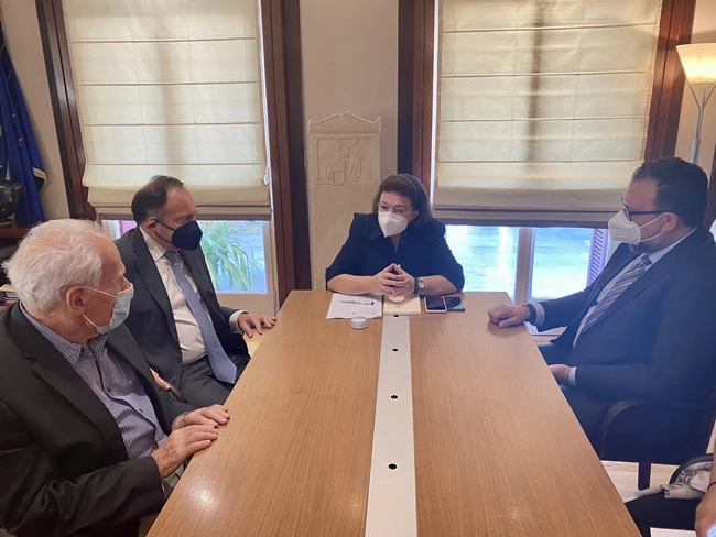 Π. Δημαράς, Ν. Πιμπλής, Λ. Μενδώνη, Αλ. Χαρκιολάκης