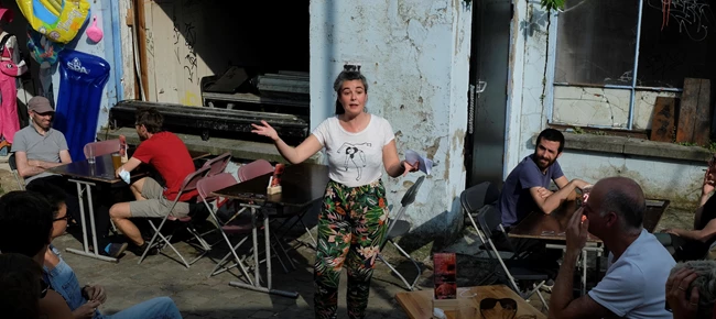 Charlotte Couturier - The Practice of Democracy/An Analogue Campaign Summer Festival Recyclart, Brussels, July 2021