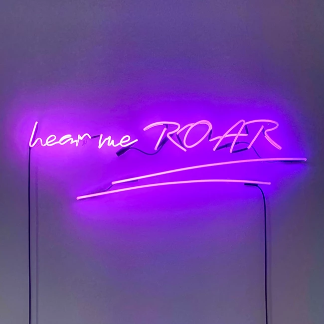 Animal Tales Anna Fafaliou. Hear me roar. Neon