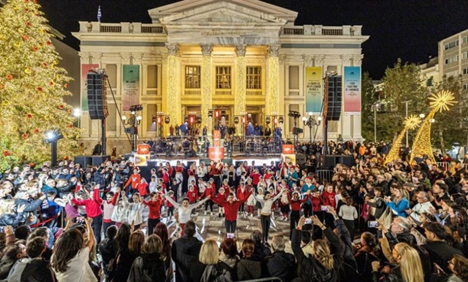 Δήμος Πειραιά Χριστούγεννα