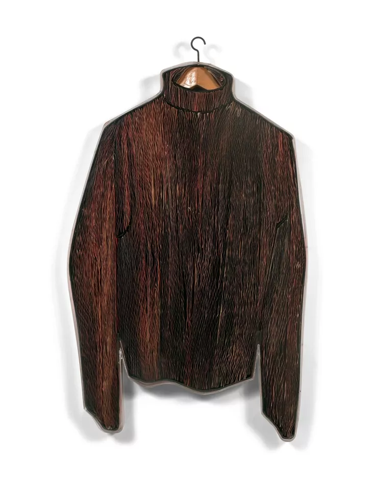 Pavlos Dionyssopoulos (1930 - 2019) Pullover, 1960, Mixed media sculpture, 96.5 x 57 x 5.5 cm