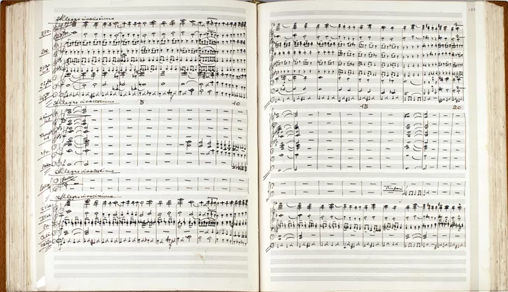 Νίκος Σκαλκώτας, 36 Ελληνικοί χοροί, 1933-1935, χειρόγραφο. Δωρεά Νίκου Σκαλκώτα, Μουσείο Μπενάκη / Πινακοθήκη Γκίκα