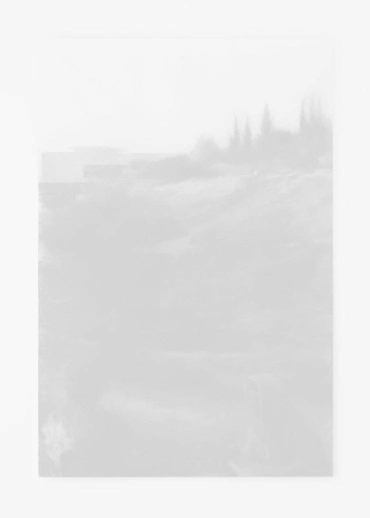 «Κοίλη Οδός 1», 2023, λάδι σε τζάμι, 50 x 75 εκ.