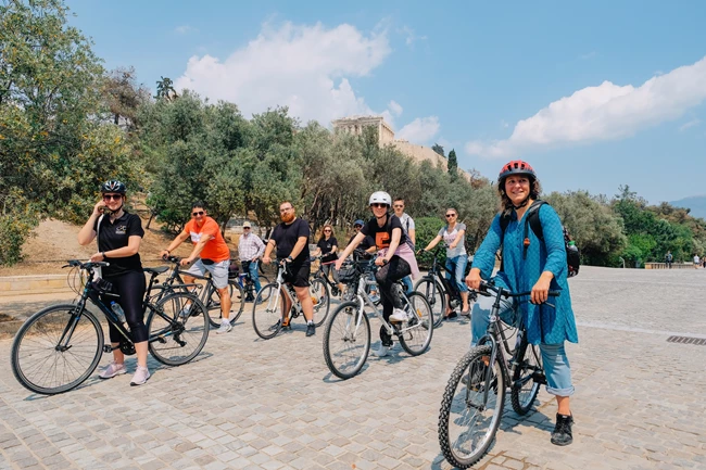 Athens City Festival gallery bike tour