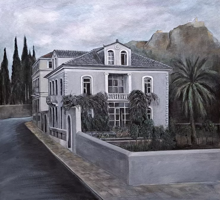 Μαίρη Νταγιαντά, Οδός Μασσαλίας 22, 2024. (Οικία στη θέση της οποίας σήμερα βρίσκεται η Ελληνοαμερικανική Ένωση)