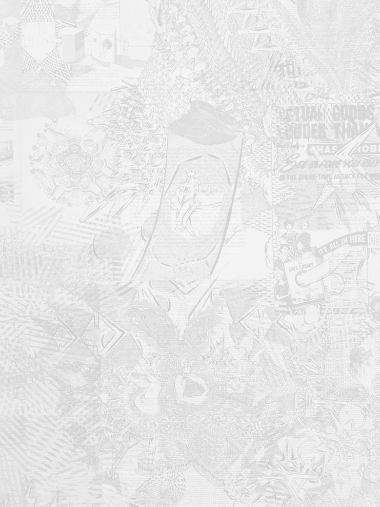 Αντώνης Ντόνεφ, χωρίς τίτλο, λεπτομέρεια, 2022, μελάνι σε χαρτί επκολλημένο σε καμβά. Ευγενική παραχώρηση του καλλιτέχνη και των Kalfayan Galleries