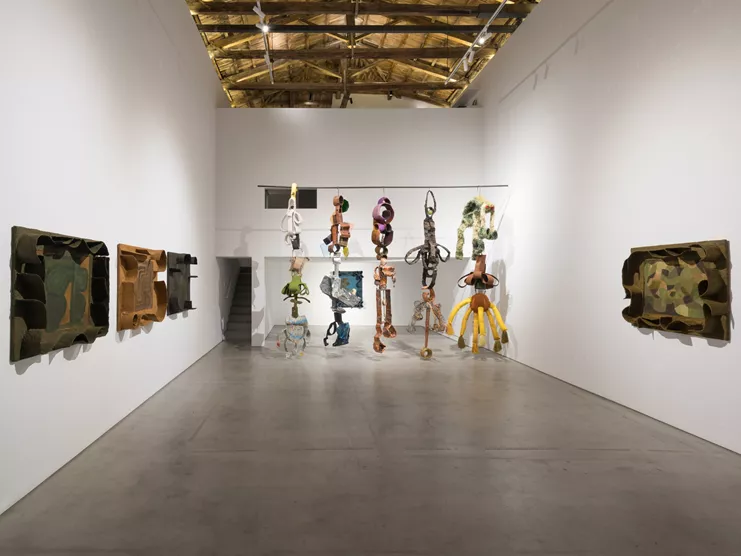 Installation view: Tamara Henderson, "The Syzygy of Cinnamon", The Intermission x Rodeo. Photo: Stathis Mamalakis