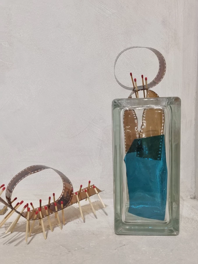 Νικόλας Καναβός, γλυπτά, μικτή τεχνική με ready made objects