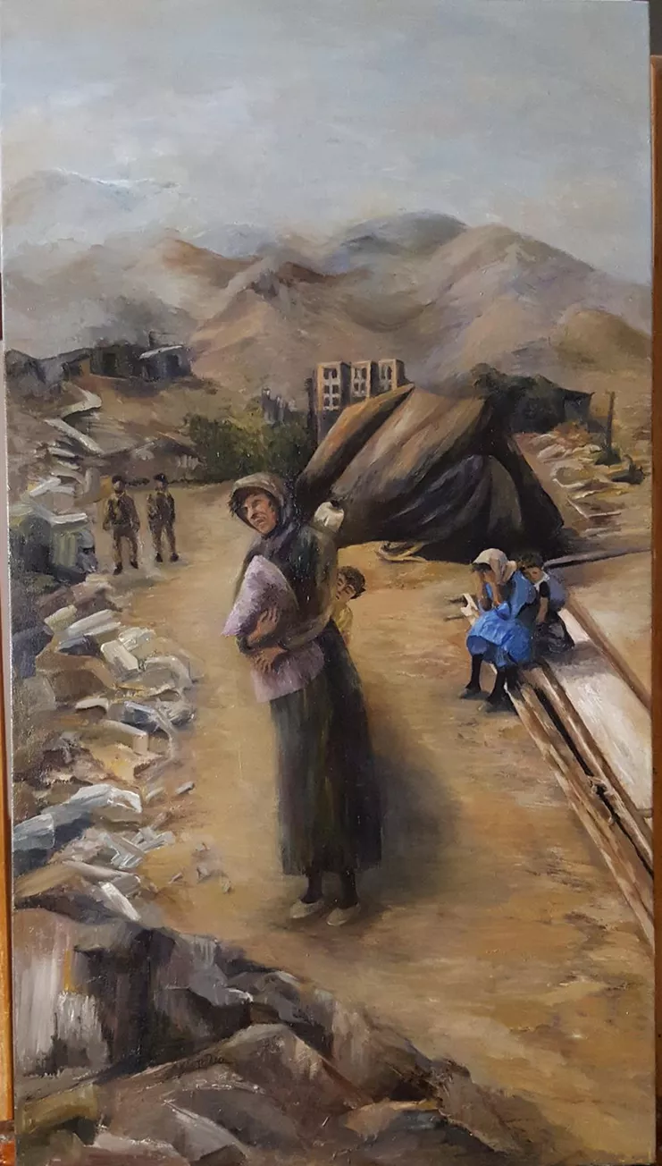 Αγγελική Κώσταλου, 100x56cm, Λάδια σε καμβά