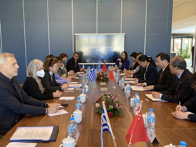 Από τη συνάντηση εργασίας των δύο Υπουργών