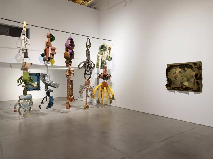 Installation view: Tamara Henderson, "The Syzygy of Cinnamon", The Intermission x Rodeo. Photo: Stathis Mamalakis