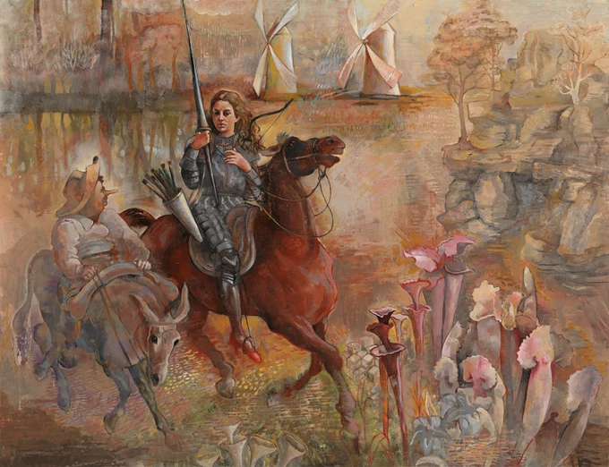 Η ζωγράφος Δον Κιχώτης