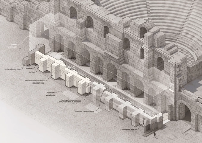 Ηρώδειο, αναστήλωση εργασίες