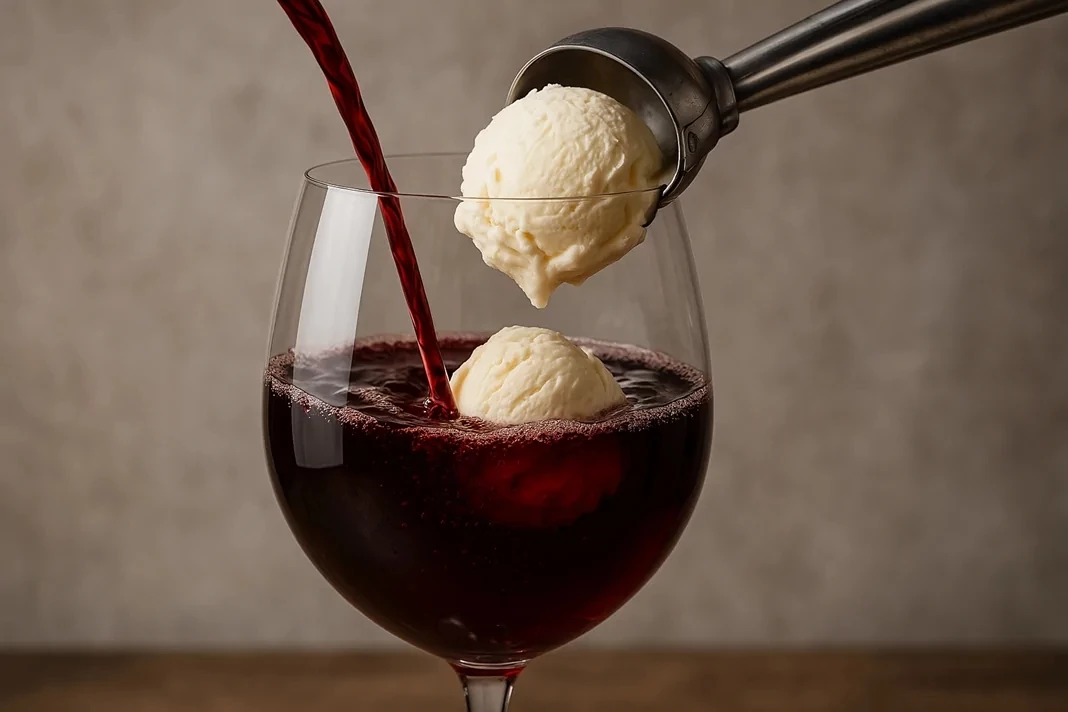 Κόκκινο Κρασί + Παγωτό Βανίλια: Ένα ακόμα TikTok trend ή ένας αληθινά γευστικός συνδυασμός;
