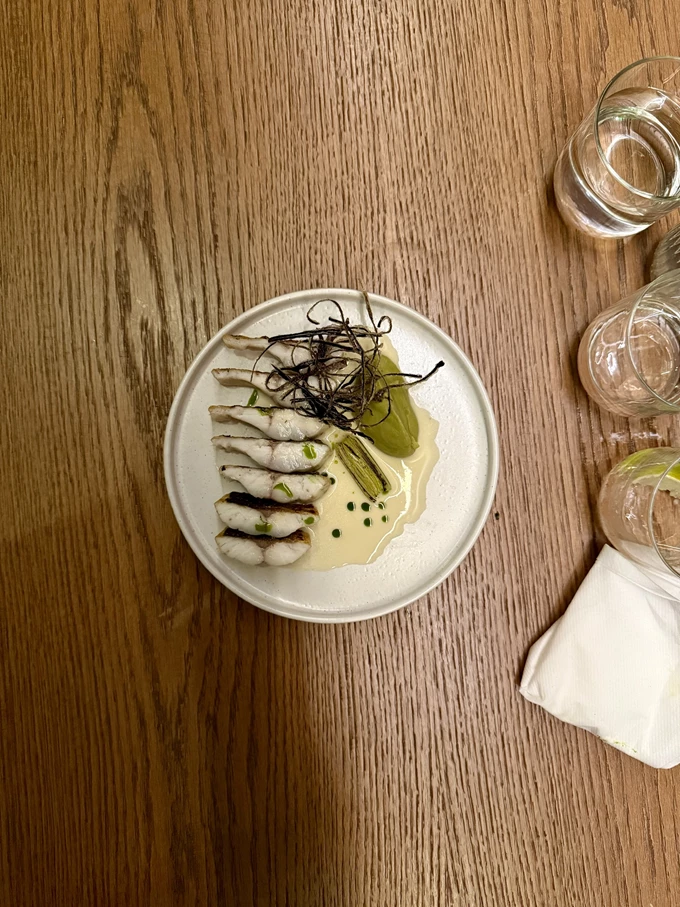 Εστιατόριο Anthes του Ιπποκράτη Αναγνωστέλη - λαβράκι