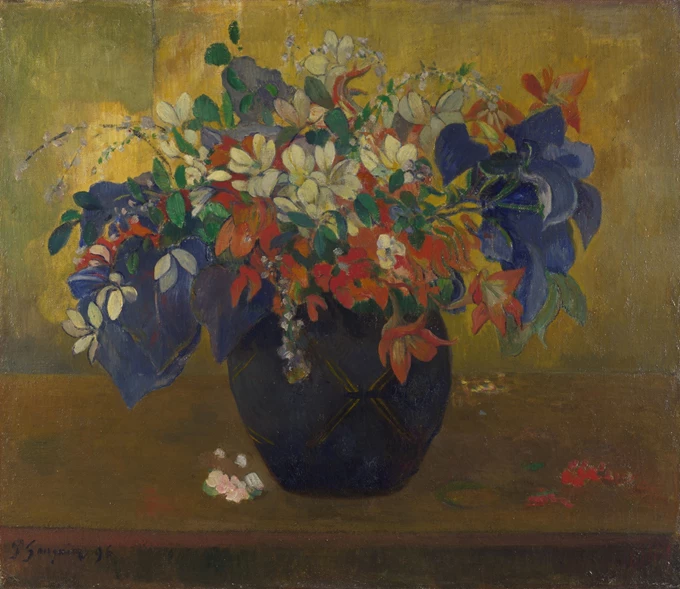 Paul Gauguin Νεκρή φύση με ανθοδοχείο