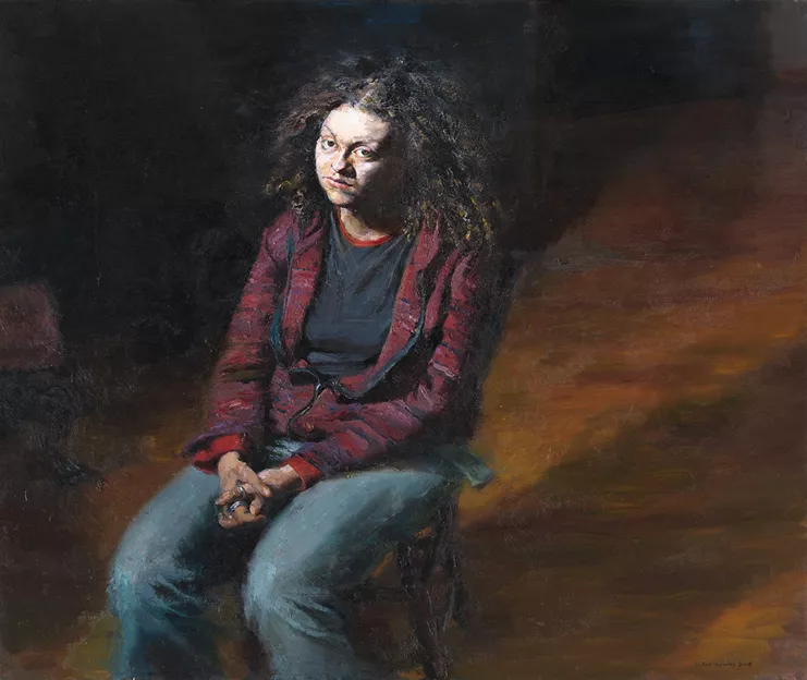 Άννα, 2008, λάδι σε καμβά, 110 x 130 εκ, Συλλογή Σωτήρη Φέλιου