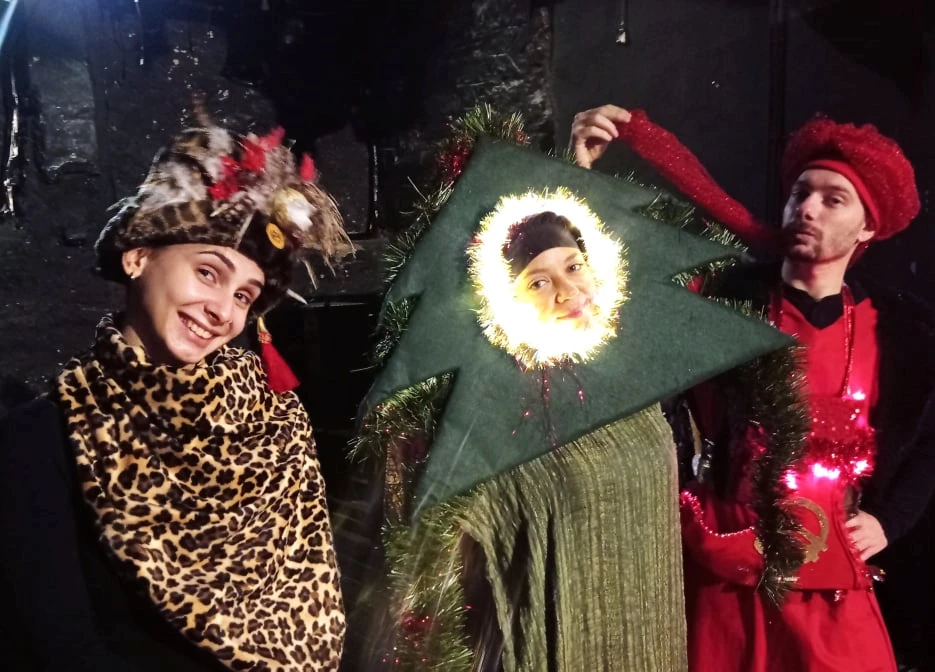 3 καλικάντζαροι και 1 παπούτσι