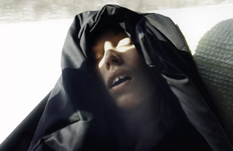 Steven Shearer, Sleep II (detail), 2015. Ink on canvas, 112 1⁄2 Χ 272 inches (286 Χ 691 cm) © Steven Shearer / Courtesy Galerie Eva Presenhuber and David Zwirner Gallery