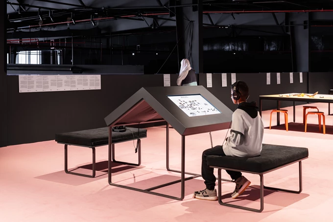 Installation - Photo by Marco Cappelletti, Courtesy of the Diriyah Biennale Foundation (