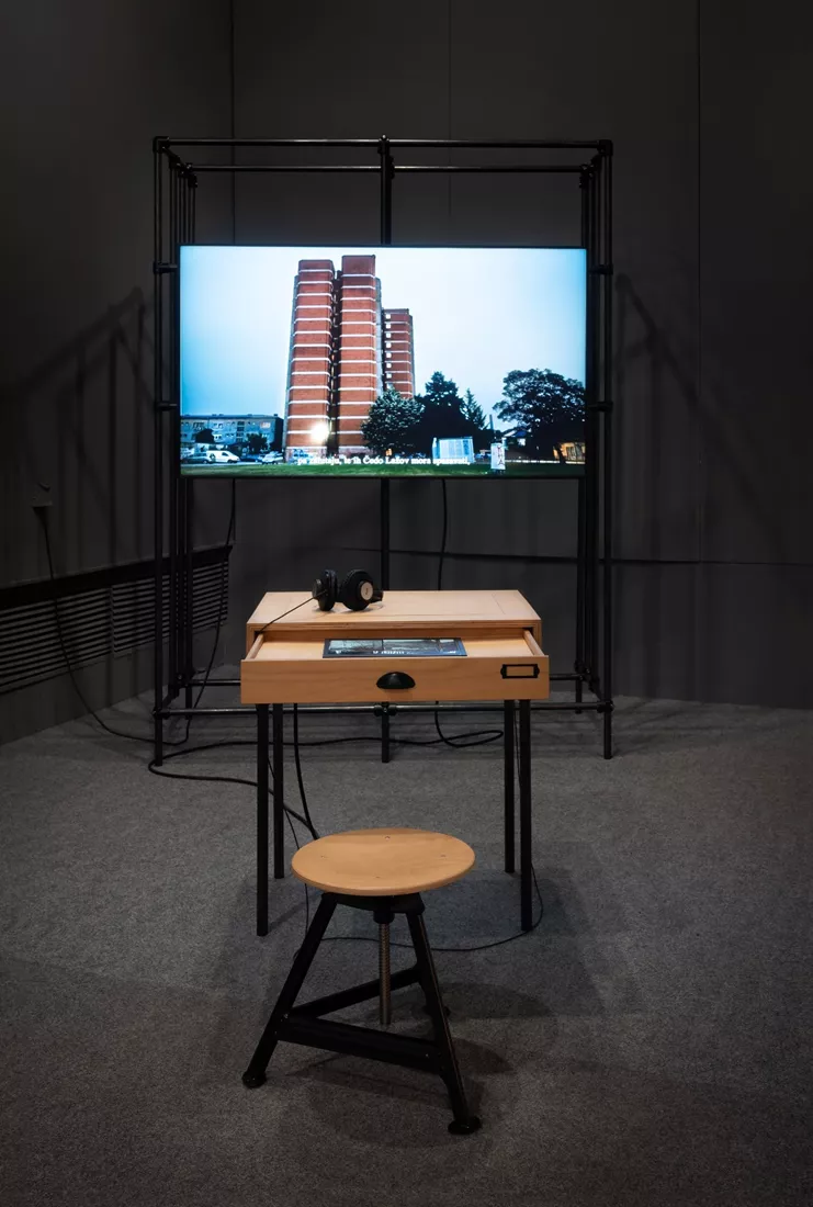 Adnan Softić, Room to Negotiate, installation view, History Museum of Bosnia and Herzegovina, Sarajevo/BA, 2021. Photo: Vedad Hadžihasanović © ifa (Institut für Auslandsbeziehungen)