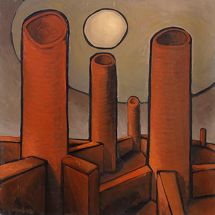 Βασίλης Φωτόπουλος - Untitled - 1999 - λάδι σε λινό μουσαμά