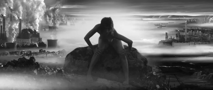 Βασίλης Πάτμιος Καρούκ, &quot;Prima Materia, 2016&quot;. Εγκατάσταση animated βίντεο. Ανάθεση του Ομίλου PCAI - Polyeco για την έκθεση &quot;Paratoxic Paradoxes” σε επιμέλεια της Νάντιας Αργυροπούλου, 2017. © ο καλλιτέχνης