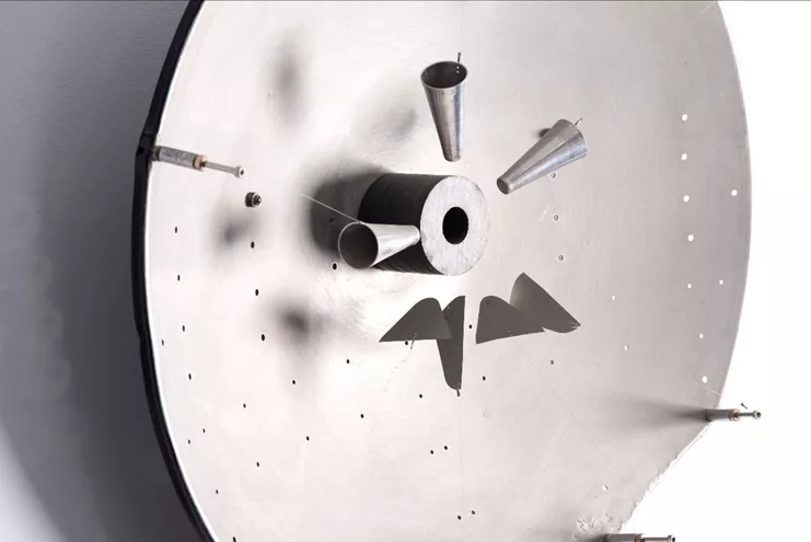 «Radar Magnetic» (detail), 1960. Takis Foundation Collection