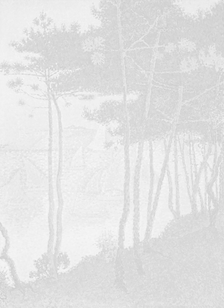 Paul Signac (1863-1935), &quot;Ιστία και Πεύκα&quot;, 1896. Λάδι σε καμβά 81 x 52 εκ. Ιδιωτική Συλλογή