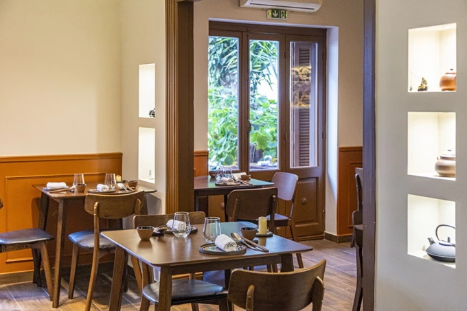 το εστιατόριο Garum του Χρήστου Γλωσσίδη στο Μετς