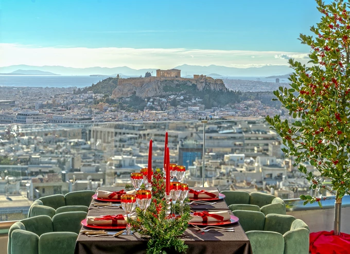 Sunday brunch La Suite Rooftop Restaurant του St. George Lycabettus