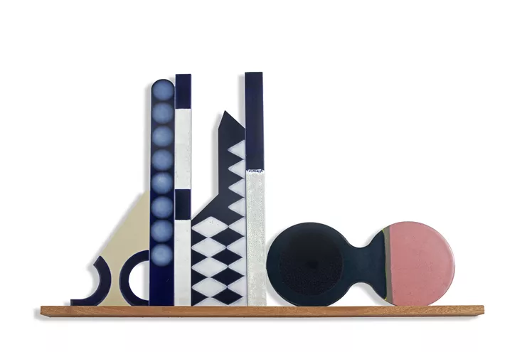 Lubna Chowdhary, &quot;Certain Times XII,&quot; 2019, κεραμικό, 62 x 75 εκ. Συλλογή Ειρήνης Παναγοπούλου