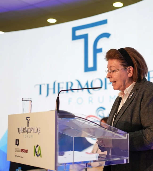 Λίνα Μενδώνη forum Θερμοπυλών