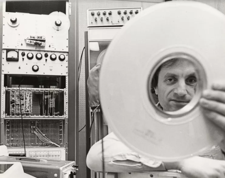 O Iάννης Ξενάκης στο Πανεπιστήμιο της Ινδιάνας, 1972