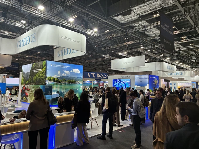 Το περίπτερο της Ελλάδας στο World Travel Market London 2025