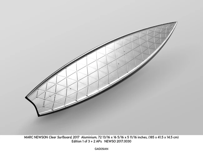 Marc Newson Clear Surfboard