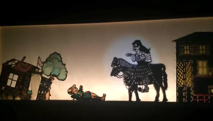 Τάσος Κώνστας Ο Καραγκιόζης στο 1821