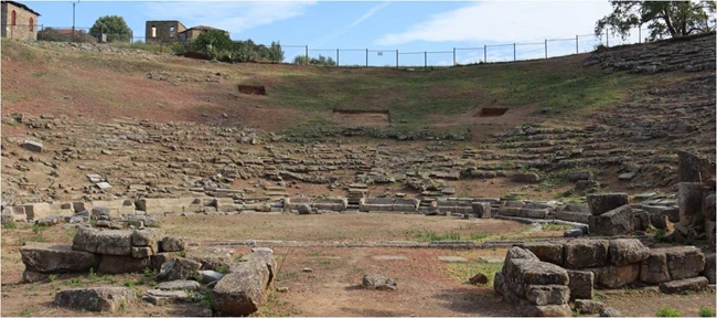Άποψη του Αρχαίου Θεάτρου Στράτου
