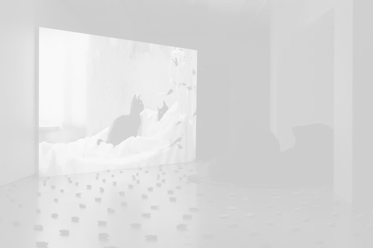 Femke Herregraven: «The Murmur of the Dying» (2023). Video loop, sound, clay objects. Courtesy the artist. Commissioned by Kunsthall Trondheim, Art Hub Copenhagen, Tropical Papers, State of Concept Athens and Swiss Institute New York, and funded by the European Union