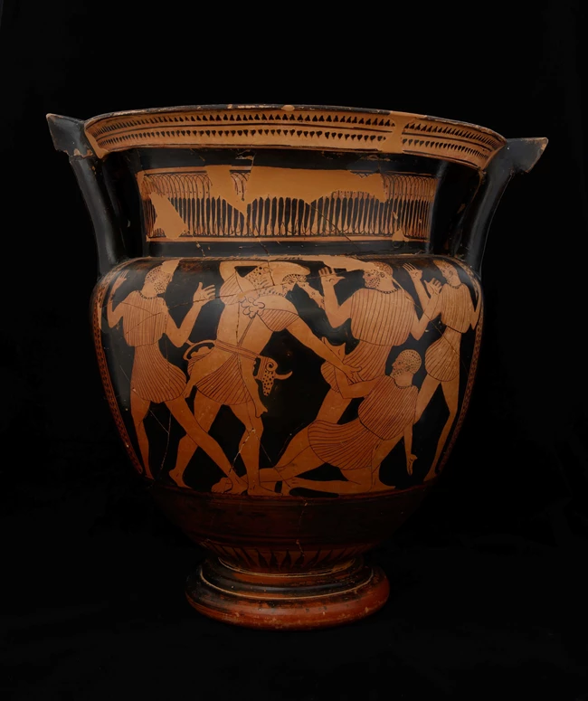 Αττικός ερυθρόμορφος κιονωτός κρατήρας