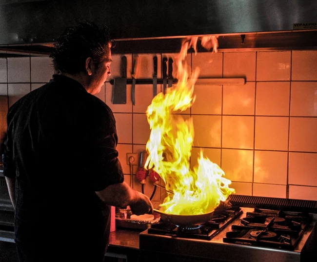 ταβέρνα Τ' Αλώνι στη Λευκάδα σεφ Θεόδωρος Βουκελάτος
