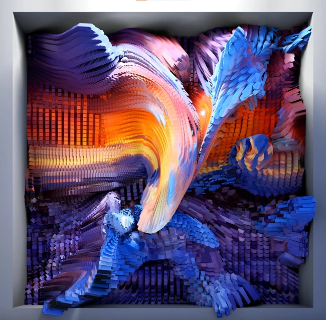 PLÁSMATA Quantum Memories - Probability - Square 05 Refik Anadol