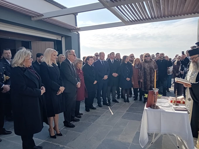 Μενδώνη Εγκαίνια Ανάκτορο Πέλλας