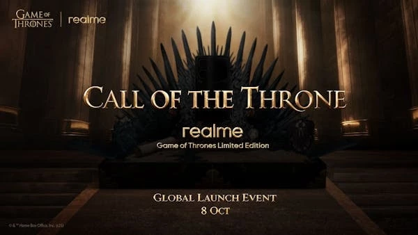 Η realme ανακοινώνει το πρώτο παγκοσμίως Smartphone Game of Thrones