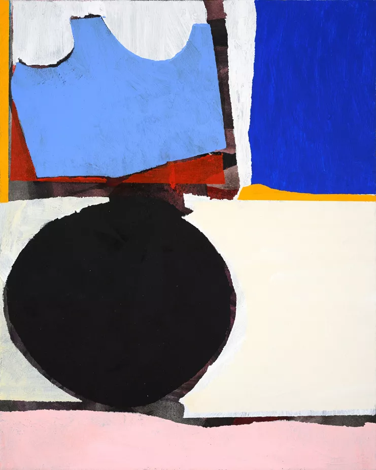 Philippos Theodorides, «Untitled» 40X30cm, Oil and acrylics on canvas, 2023