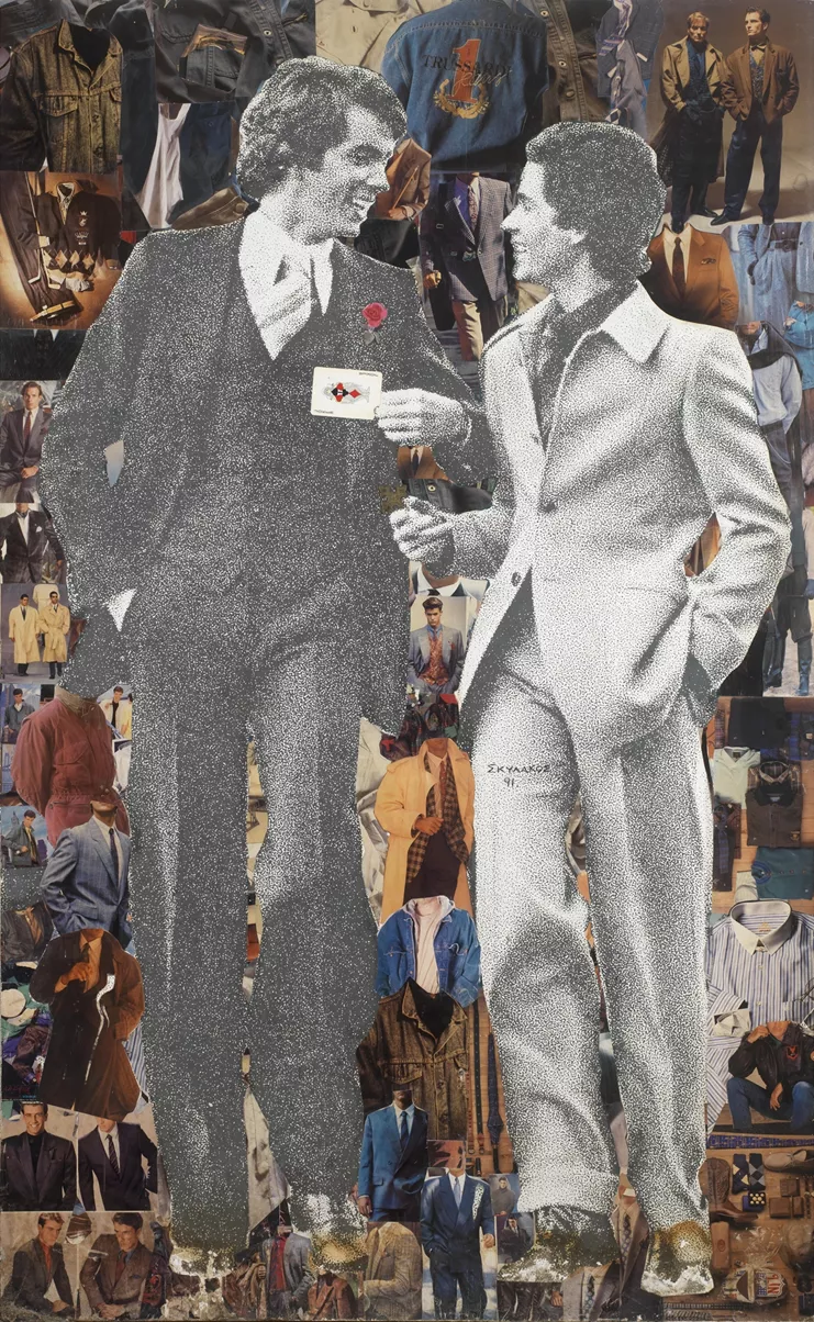 Σκυλάκος, Χωρίς τίτλο, 1988-89, κολάζ