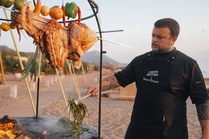 Chefs on Fire W Costa Navarino Νίκος Θωμάς